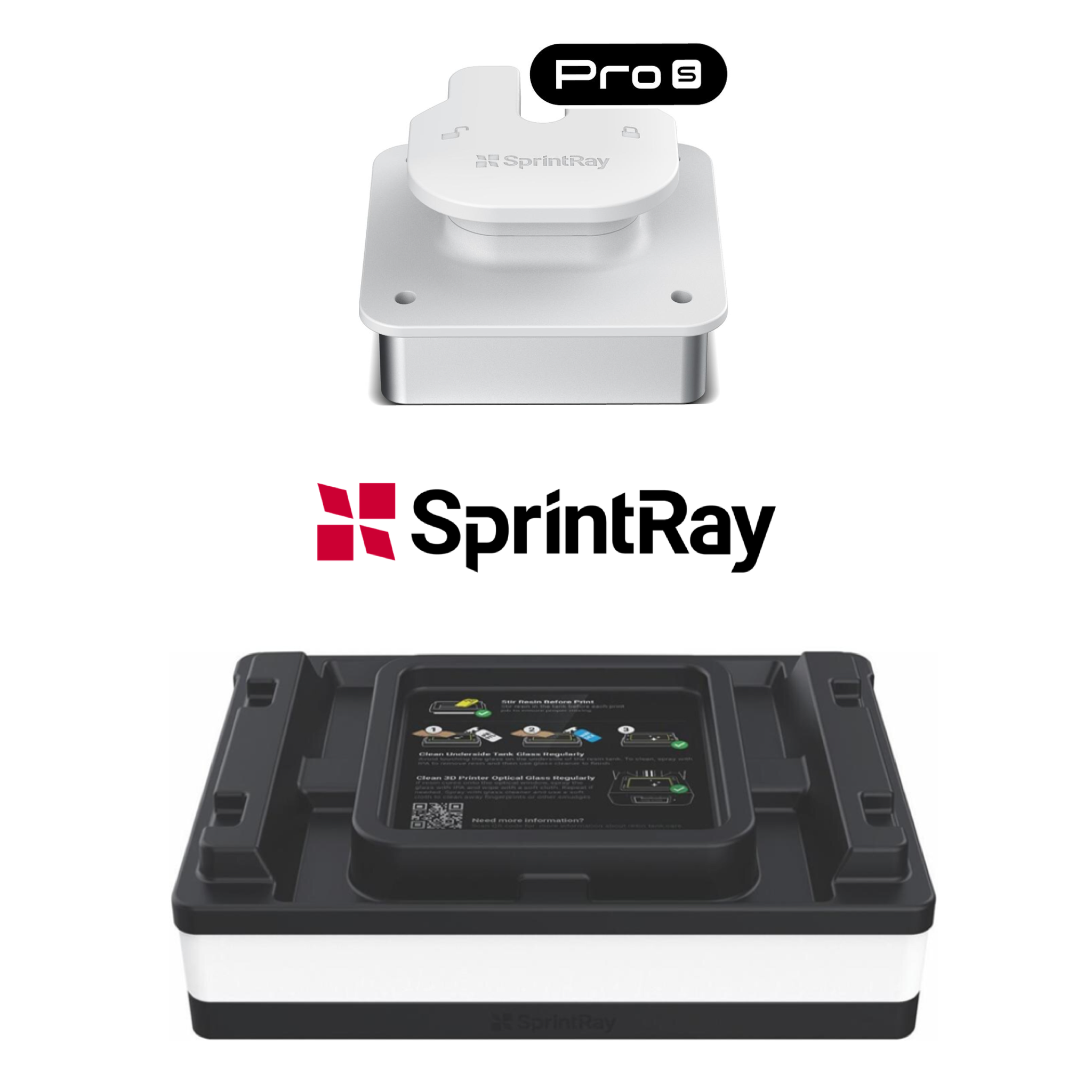 SprintRay Pro55 S Platform and Resin Tank Bundle