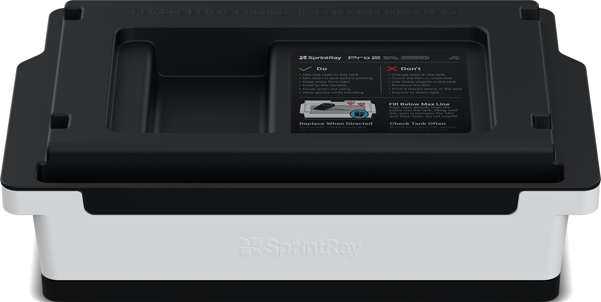 SprintRay PRO 2 Resin Tank