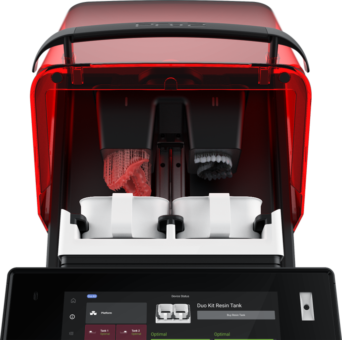 pro 2 lid open denture.